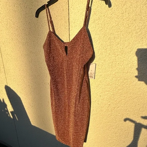 wild fable brown dress Wild Fable Women's Notch Slip Dress - Large - Brown Swirl